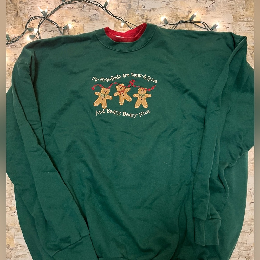 Christmas Holiday Sweatshirt Sweater 1X XL